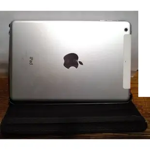 Apple 蘋果 iPad Mini 2代 (A1490) LTE版 32GB 平板電腦 - 銀色 送皮套 充電線 插座
