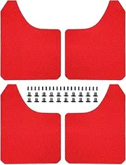 Mudflaps Mudguard Front Rear Mud Flaps for Ford for Ranger T5 T6 T7 T8 4x4 Mk1 Mk2 Mk3 Mk4 2 3 4 for Raptor Fenders(Red)