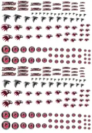 1/64 Atlanta Falcons nfl Waterslide Decals MADE IS THE USA