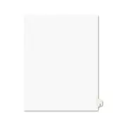 Avery-Style Legal Exhibit Side Tab Dividers 1-Tab Title Z Ltr White 25/PK 01426