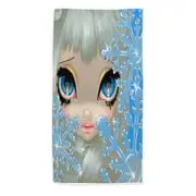 Faces of Faery #135 Beautiful Snowflake Ice Girl Microfiber Beach Towel