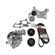 Basco Drive Belt with Pulleys, Water Pump & Tensioner - DBS1063EPTWP