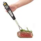 80-09 Digital Meat Instant Read Thermometer with LED Screen and Ready Alarm,