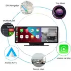 10inch 64GB Touchscreen Dash Cam 2K Car CarPlay Radio GPS Dual Lens Wifi Camera