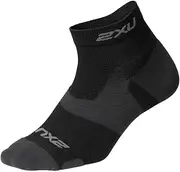 [2XU] Unisex-Adult Vectr 1/4 Crew Sock