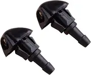 WGQGQ 2 Pcs Black Rear Windshield Wiper Washer Nozzle Spray Jet,Fit For CRV, 2002-2011 Windscreen Washer Spray Head