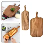 Acacia Wooden Cutting Board Chopping Board Fruit Serving Food Plates with Handle