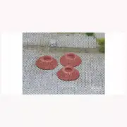 Juweela 1/87 (HO scale) Tree Ring Bricks (Brick-Red, 5pcs)