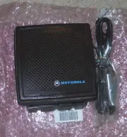 NOS Motorola Weather-Resistant HSN6001 HSN6001B External Speaker /w BRACKET