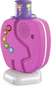 TechniSat TECHNIFANT - Audio Player and Night Light for Children in Elephant Look (with Audio Content playable and Replaceable Cones, Bluetooth, Battery - no Internet and no Subscription)