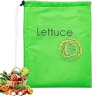 Drawstring Banana Preserve Bag - Reusable Grocery Bags | and Shockproof Storage Bag for Lettuce Spinach Tomato Pochy