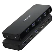 HDMI KVM Switch, 4K@30Hz KVM Switch 2 PC 1 Monitor, 4 USB 3.0 HDMI Switches