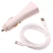 Car Charger Micro USB Cable DC Socket Wire 6ft Long Cord Plug-in for Cell Phones