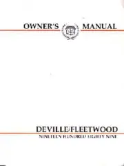 1989 Cadillac Deville Fleetwood Owners Manual User Guide Operator Book Fuses OEM (for: Cadillac)