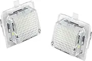 Wivplex 2X, for Benz, W204 W204 5D W212 W216 W221 For CanBus No Error Number License Plate Lights Bulb White No Hyper Flash @12V Car Number Plate Light