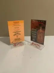 fireball whiskey table tents