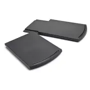 Kitchen Sliding Shelf - Countertop Pull-Out - Easy Gliding, Black - Pack of 4