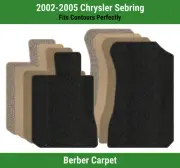 Lloyd Berber Front Row Carpet Mats for 2002-2005 Chrysler Sebring (for: Chrysler)