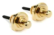 Grover GP800G Strap Lock Set - Gold (3-pack) Bundle