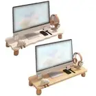 Stable Desktop Computer Riser Elevated Laptop Stand Home