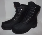 Wolverine Winter Boots Womens 11 Frost Tall Black Leather Waterproof Rubber Sole