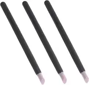 Alipis 3pcs Nail Art Pen Nail Cuticle Remover Nail Buffer Cuticle Pusher Dead Skin Remover Grinding Head Nail Care Polishing Stick