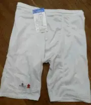 Girdle Compression Shorts White 5 pkt Stromgren Men sz Small New