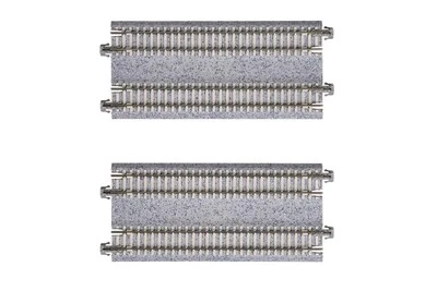 KATO N Gauge Double Track Straight Rails 124mm 2pcs for Model Trains