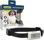 PetSafe Ultrasonic Bark Control Collar for Dogs: Medium and Large Breeds, Gray, Nylon, Adjustable Size, Special Feature: Ultrasonic Bark Control