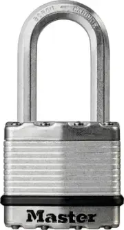 Master Lock Padlock, Magnum Laminated Steel Lock, 1-3/4 in. Wide, M1XKADLF