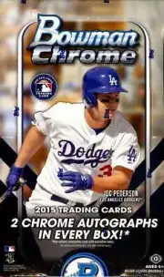 2015 Bowman Chrome Baseball Hobby Box FACTORY SEALED