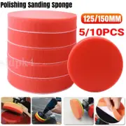 5/10 Polisher Buffer Polishing Pads Sponge Foam Buffing Pad Kit Car Auto 5/6"