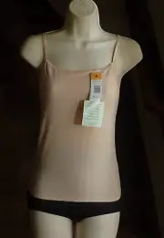 Original Shadowline Soft Touch Bare Beige Shelf Bra Cami Size Large