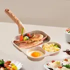 Nonstick Egg Frying Pan with Handle Egg Cooker Pan for Cooking Frying Burger