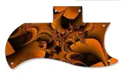 SG Half Face Pickguard Custom Gibson Graphic Graphical Guitar Single Fractal 5