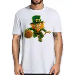 LEPRECHAUN ST PATRICKS DAY T 恤 - 籃球新奇運動圖案 T 恤