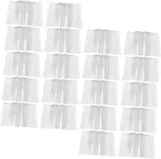 MINAOLULUS 20pcs Crystal Book Cover Protectors Water-Resistant Plastic Book Sleeves for Hardcover