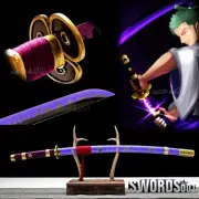Purple Blade Japanese Samurai Katana Sword of Roronoa Zoro Yamato One Piece 阎魔