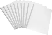 CAXUSD 10pcs A4 Binder Pockets Stationery File Folders Report Covers with Sliding Bars
