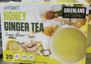 Instant Honey Ginger Tea Lemon Flavor 20 Sachets
