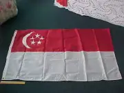 SINGAPORE 3' x 5' Flag ~ Nyl-Glo / 100% Nylon Bunting