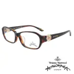 【VIVIENNE WESTWOOD】光學鏡框寬版土星造型英倫風-琥珀-AN245 02(琥珀-AN245 02)