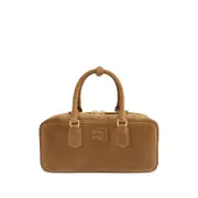 [Miu Miu] Miu Miu Padded Suede Clutch Bag ONE SIZE BROWN