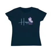 Hope is Contagious Butterfly Organic Women's T-Shirt, Inspirational Tee,