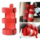 Car Roll Bar Fire Extinguisher Holder Mount Bracket Adjustable for Jeep Wrangler