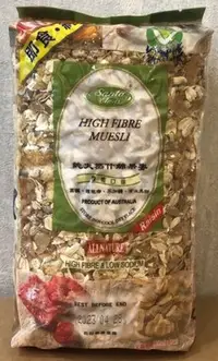 在飛比找Yahoo!奇摩拍賣優惠-聖誕老人牌 天然什錦果麥 燕麥片 Muesli 500g 純