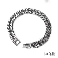 在飛比找momo購物網優惠-【La Jolla】經典伸卡球 純鈦鍺手鍊(20.5cm)