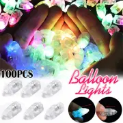 100PCS LED Fairy Mini Ball Balloon Light Colorful Lamp Home Wedding Party Decor