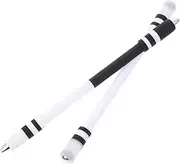 NOLITOY 2Pcs Portable Flying Pen Glowing Rotating Finger Pens for and Fidgeting and Lightweight Design for Students and Entertainment Activities