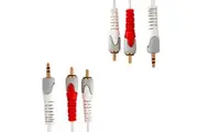 2x Westinghouse 1.5M Audio Splitter Earphones AUX to 2 RCA Male to Male Cable WH